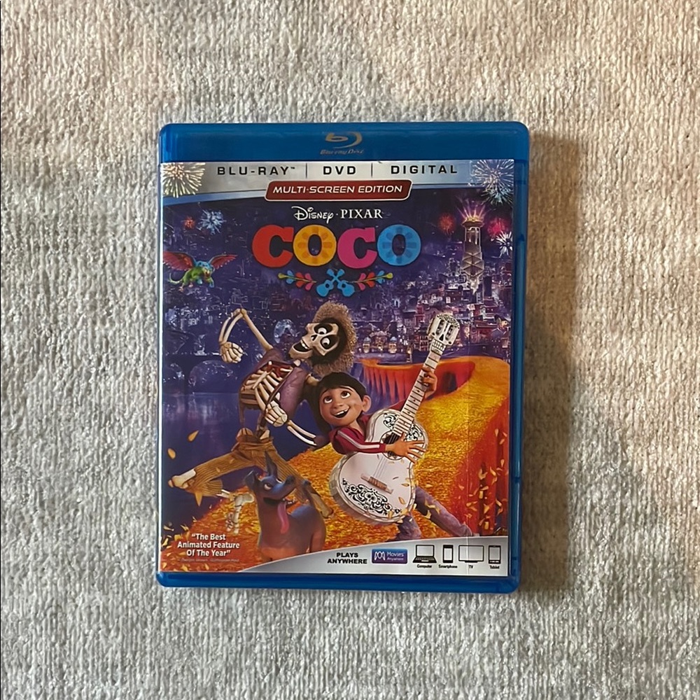 Disney Pixar Coco Blu-ray DVD Digital